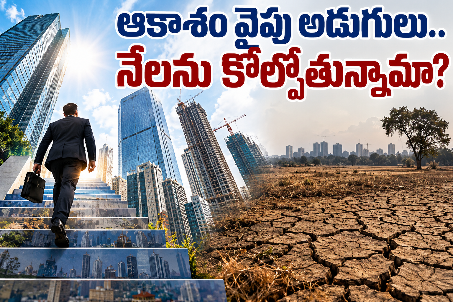 ఆకాశం వైపు అడుగులు.. నేలను కోల్పోతున్నామా?