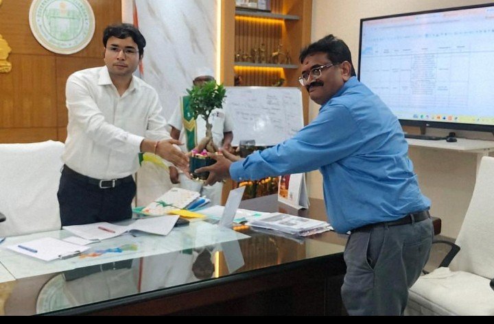 నిర్మల్ జిల్లా అదనపు కలెక్టర్‌గా డి. వెంకట మాధవ రావు బాధ్యతల స్వీకరణ