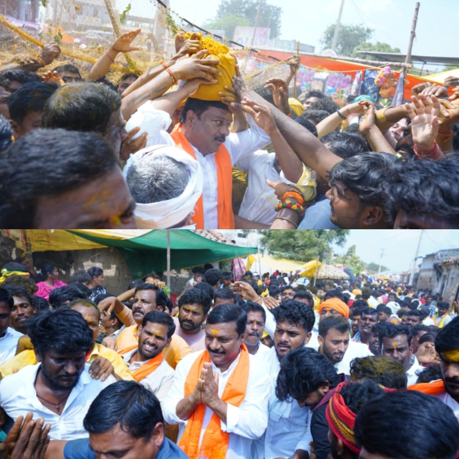 గంగ నీళ్ల జాతరలో పాల్గొన్న ఎమ్మెల్యే మహేశ్వర్ రెడ్డి