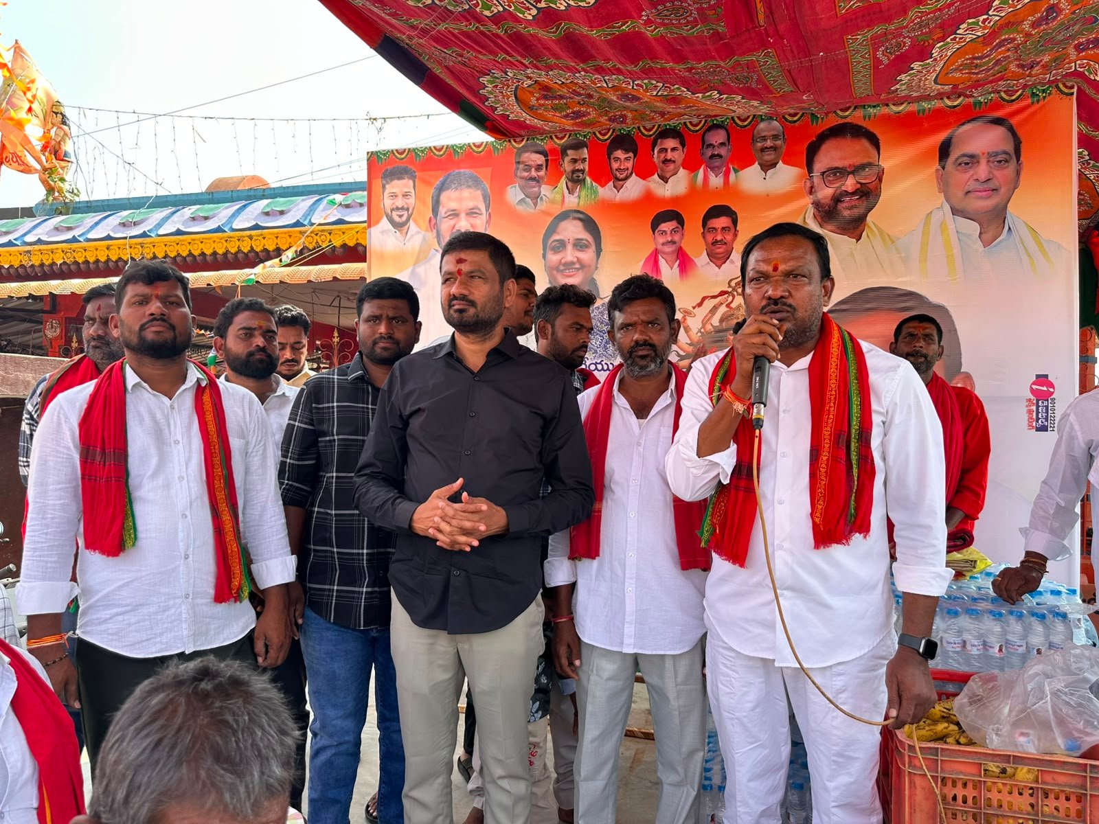 మంజులపూర్ దుర్గామాత శోభాయాత్ర పాల్గొన్న నిర్మల్ మున్సిపల్ వైస్ చైర్మన్..