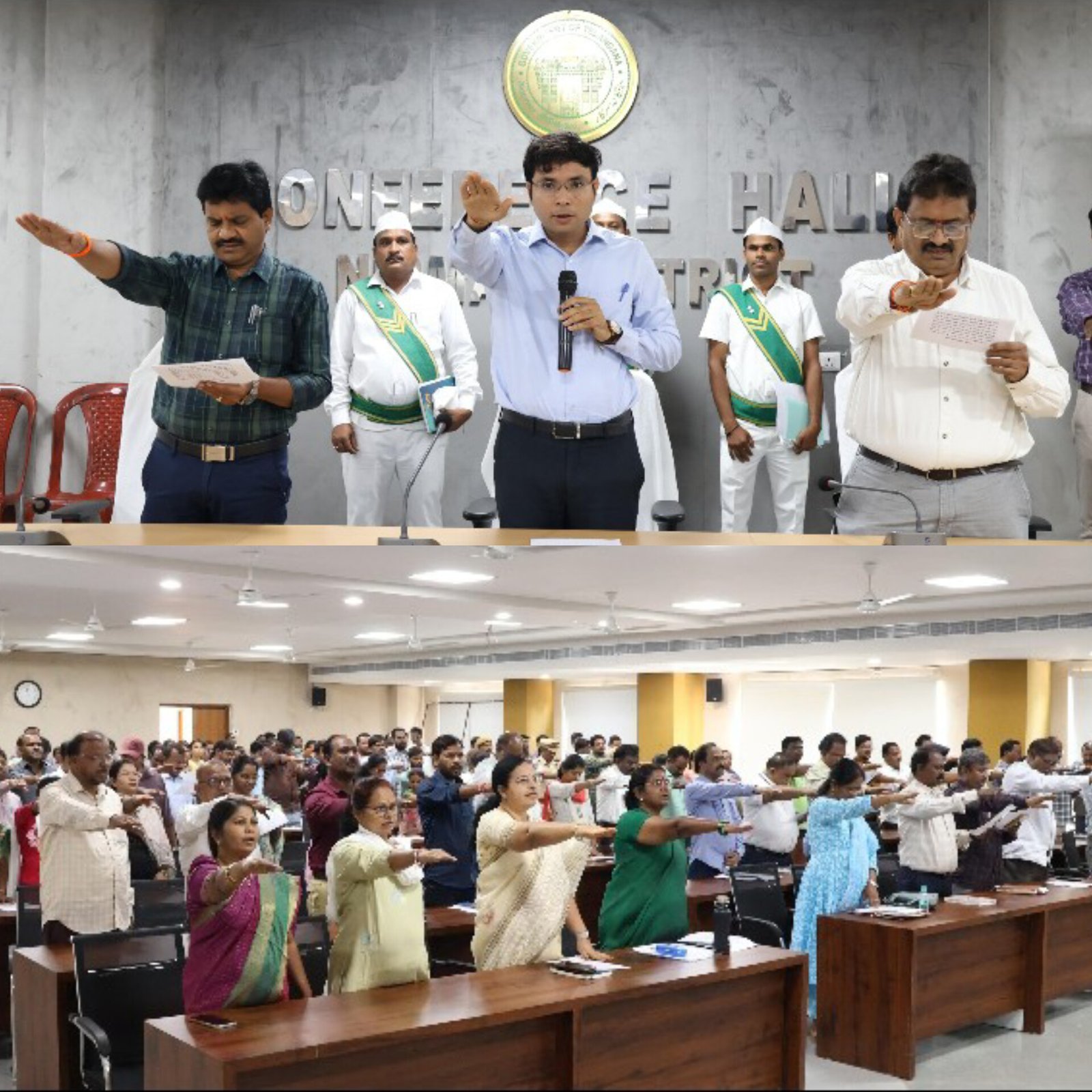 ఐక్యతా స్ఫూర్తితో దేశాభివృద్ధికి ప్రతి ఒక్కరూ కృషి చేయాలి.